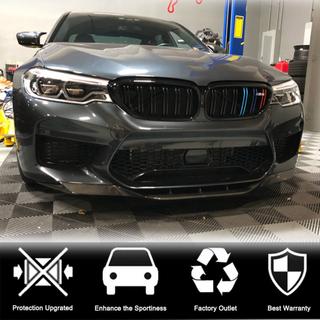 Frontlæbe til forreste kofanger Lip V4 (til M5 F90 2017-2020, Carbon) BMW 5-serie G30/G31 2017–2023 foto 3