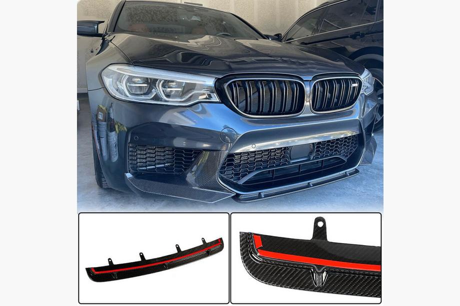 BMW 5-serie G30/G31 2017–2023 Front bumper lipspoiler Lip V5 (til M5 F90 2017-2020, carbon) Image