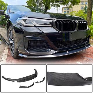 Frontlæbe til forreste kofanger Lip V1 (til M-Sport 2021-2024, Carbon) BMW 5-serie G30/G31 2017–2023 foto 1