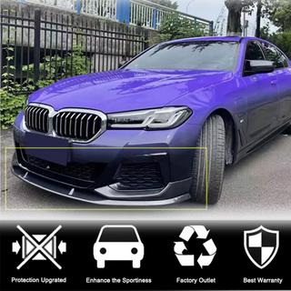 Frontlæbe til forreste kofanger Lip V1 (til M-Sport 2021-2024, Carbon) BMW 5-serie G30/G31 2017–2023 foto 2