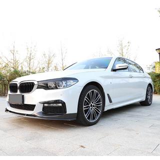 Frontlæbe til forreste kofanger Lip V6 (til M-Sport 2017-2020, carbon) BMW 5-serie G30/G31 2017–2023 foto 2