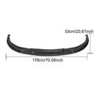 BMW 5-serie G30/G31 2017–2023 Front bumper lip Lip V2 (til M-Sport 2021-2024, kulfiber) foto 6