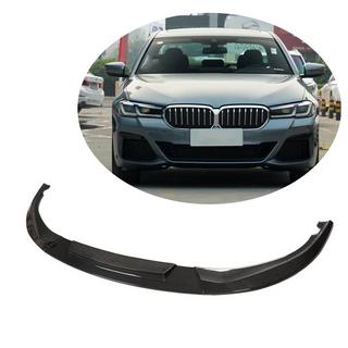 Front bumper lip Lip V2 (til M-Sport 2021-2024, kulfiber) BMW 5-serie G30/G31 2017–2023 foto 1