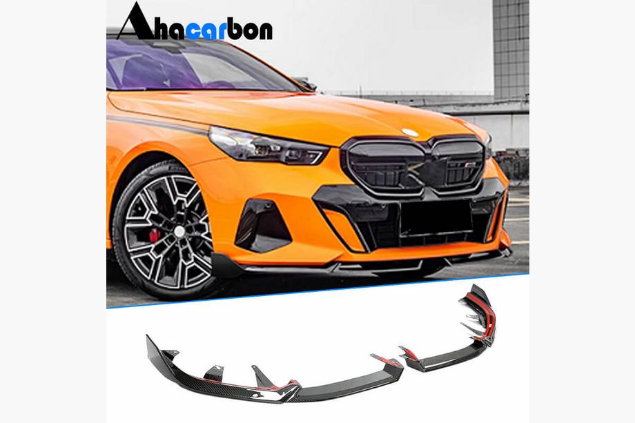 BMW 5/i5-serie G60/G60E/G61 2023– Frontspoilerlæbe til forreste kofanger Lip (til M-Sport, carbon) Image