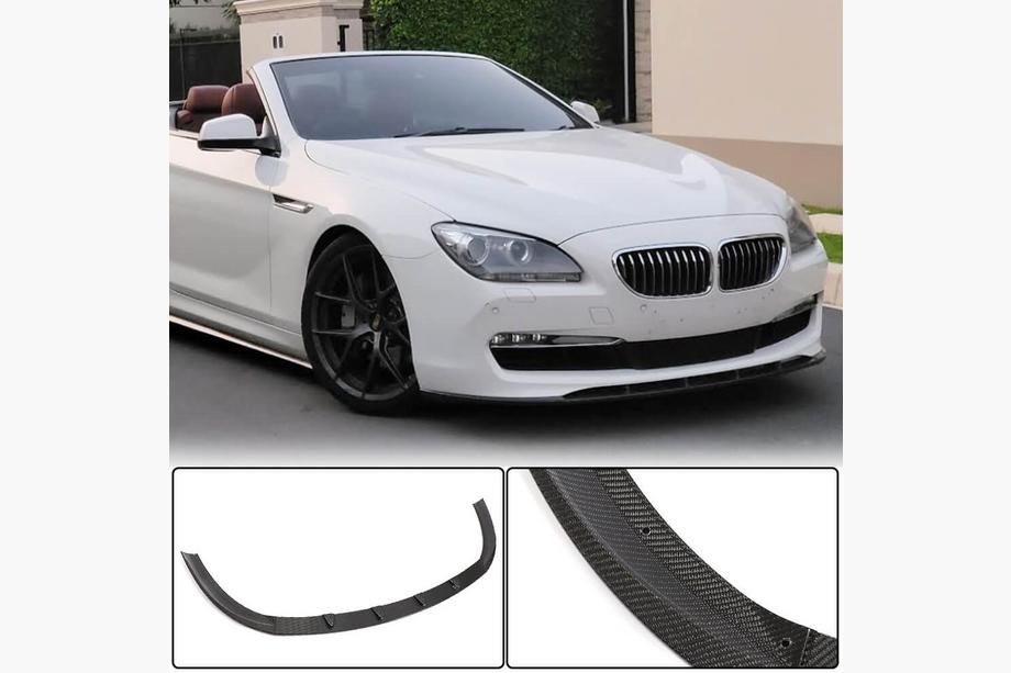 BMW 6-serie F12/F13/F06 2011–2018 Frontspoilerlæbe til forreste kofanger Lip (til Base 2011-2014, carbon) Image