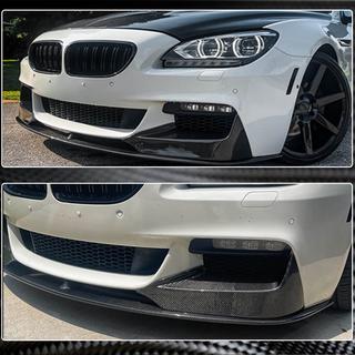 Frontlæbe til for kofanger Lip V1 (til M-Sport, carbon) BMW 6-serie F12/F13/F06 2011–2018 foto 3