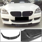 BMW 6-serie F12/F13/F06 2011–2018 Front læbespoiler til kofanger Lip V2 (til M-Sport, carbon) foto 1