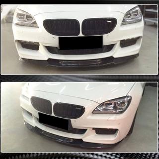 Front læbespoiler til kofanger Lip V2 (til M-Sport, carbon) BMW 6-serie F12/F13/F06 2011–2018 foto 3