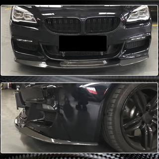Front læbespoiler til kofanger Lip V2 (til M-Sport, carbon) BMW 6-serie F12/F13/F06 2011–2018 foto 4