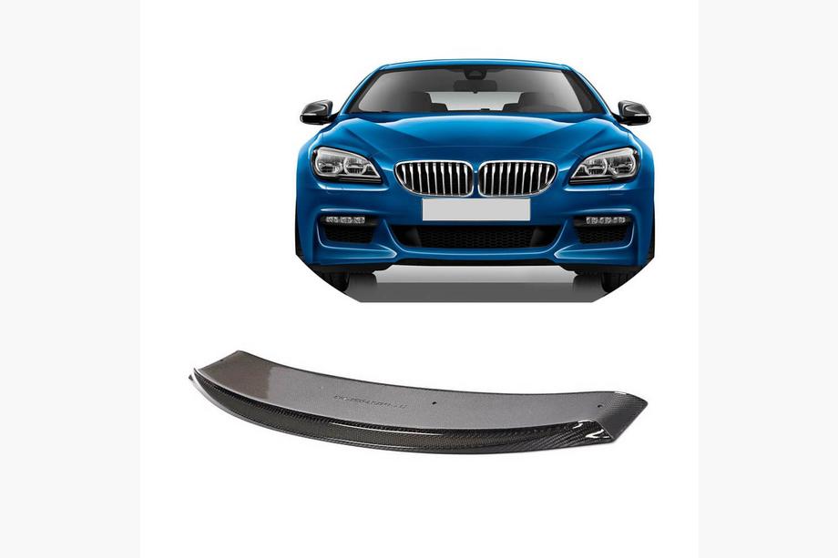 BMW 6-serie F12/F13/F06 2011–2018 Frontspoiler læbe V3 til for kofanger (til M-Sport, carbon) Image