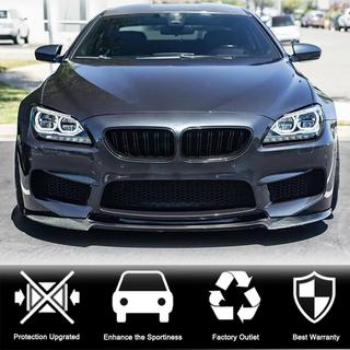 Front bumperlip Lip V1 (til M6, carbon) BMW 6-serie F12/F13/F06 2011–2018 foto 3