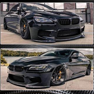 Front bumperlip Lip V1 (til M6, carbon) BMW 6-serie F12/F13/F06 2011–2018 foto 4