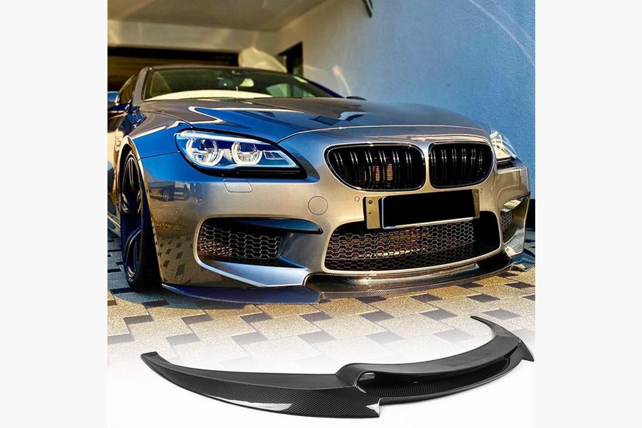 BMW 6-serie F12/F13/F06 2011–2018 Front bumperlip Lip V1 (til M6, carbon) Foto 1