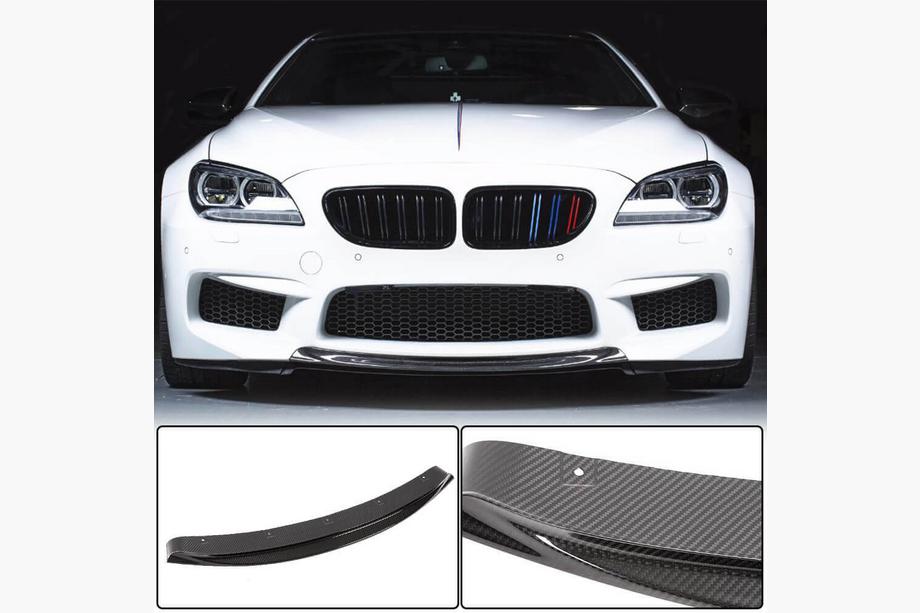 BMW 6-serie F12/F13/F06 2011–2018 Kofangerlæbe foran Lip V2 (til M6, carbon) Image