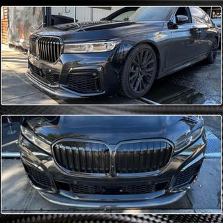 Frontkofanger-læbe Lip V1 (til M-Sport 2019-2022, kulfiber) BMW 7-serie G11/G12 2015–2022 foto 4