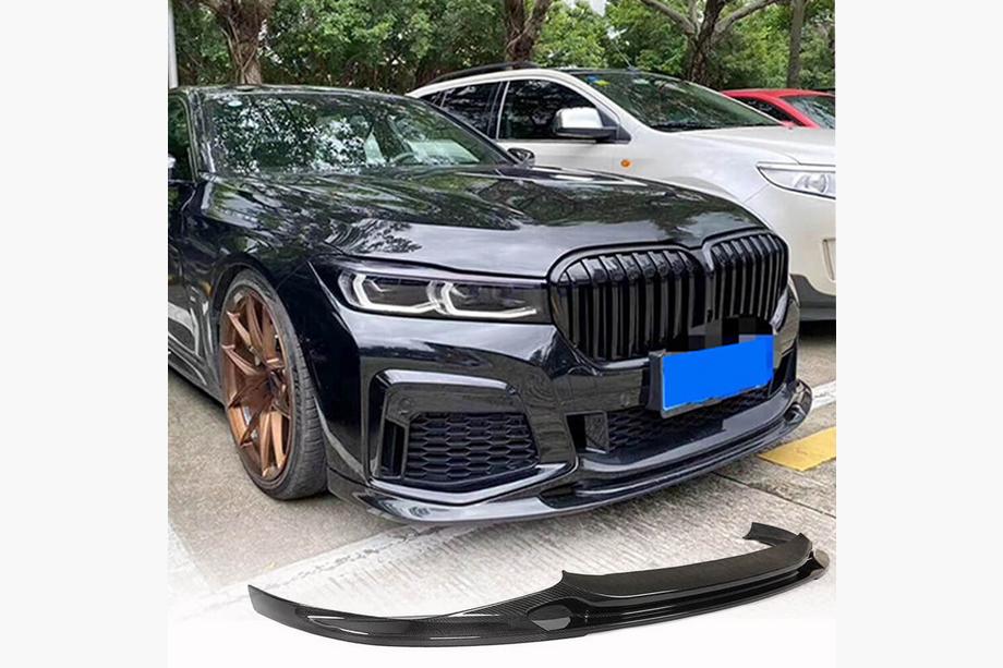 BMW 7-serie G11/G12 2015–2022 Front kofangerlæbe Lip V2 (til M-Sport 2019-2022, carbon) Image