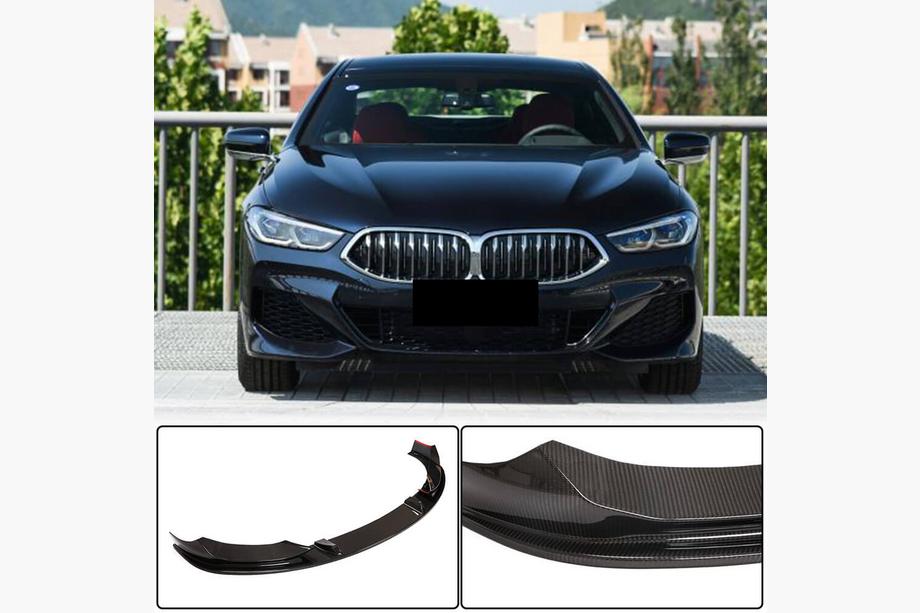 BMW 8-serie G14/G15/G16 2018– Front læbespoiler til kofanger Lip V2 (til M-Sport, carbon) Image