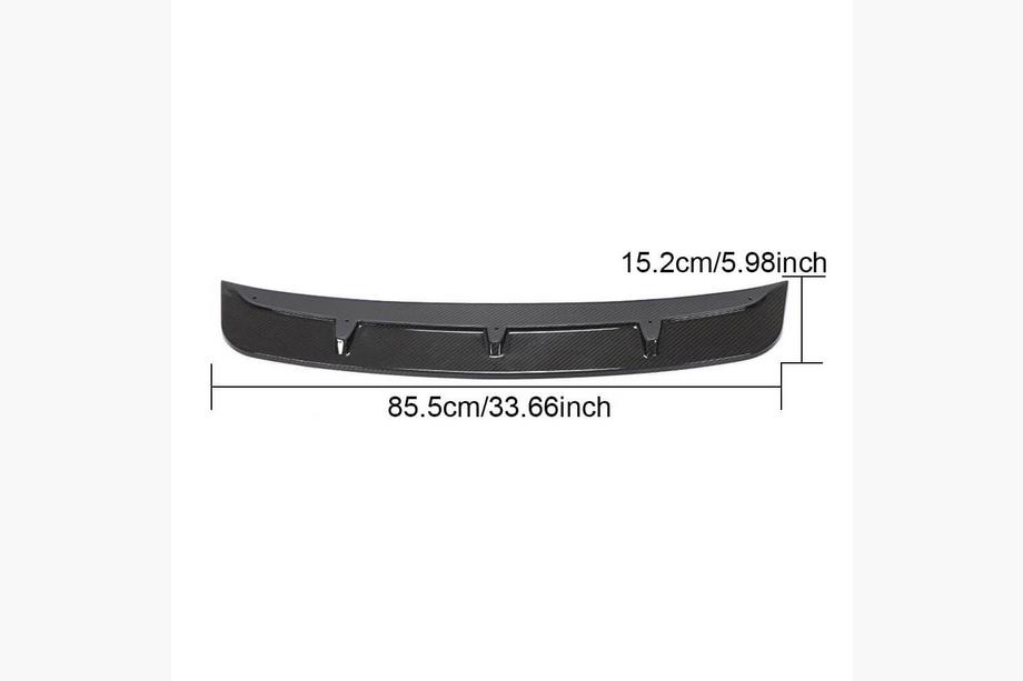 BMW 8-serie G14/G15/G16 2018– Frontspoiler til forreste kofanger Lip V4 (til M-Sport, kulfiber) Foto 6