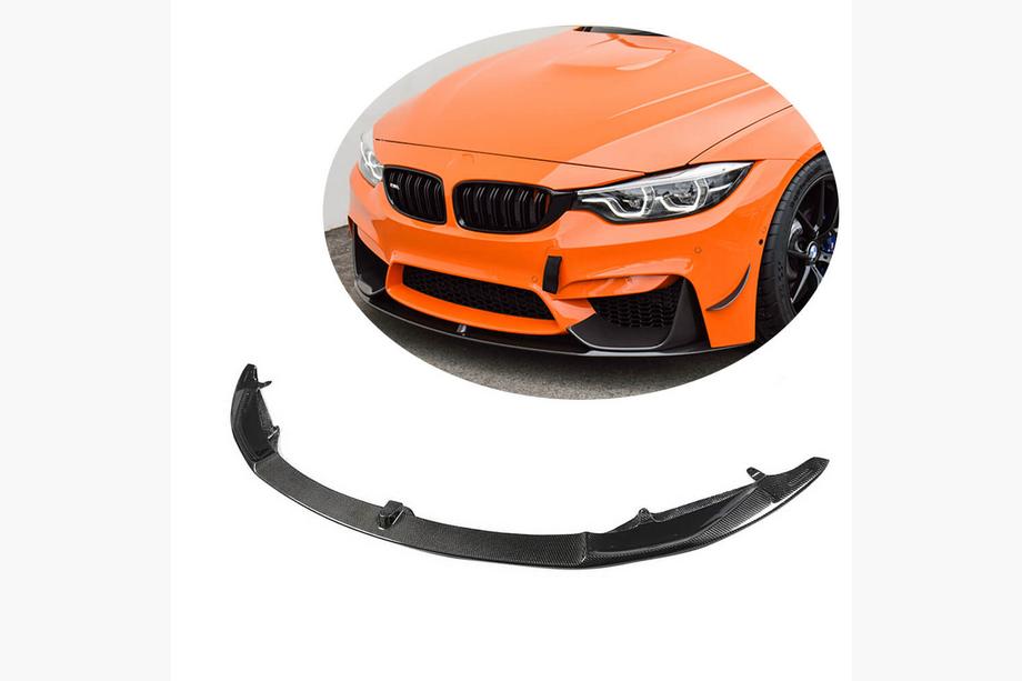 BMW 3-serie F30/F31 2012–2019 Frontlæbe til kofanger Lip V6 (til F80, carbon) Image