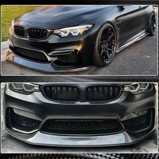 Frontlæbe til forreste kofanger Lip V7 (til F80, Carbon) BMW 3-serie F30/F31 2012–2019 foto 4