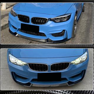 Frontlæbe til kofanger Lip V8 (til F80, carbon) BMW 3-serie F30/F31 2012–2019 foto 3