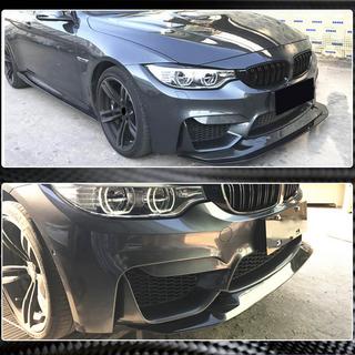 Frontlæbe til forreste kofanger Lip V1 (til F82/F83, kulfiber) BMW 4-serie F32/F33/F36 2012–2020 foto 3