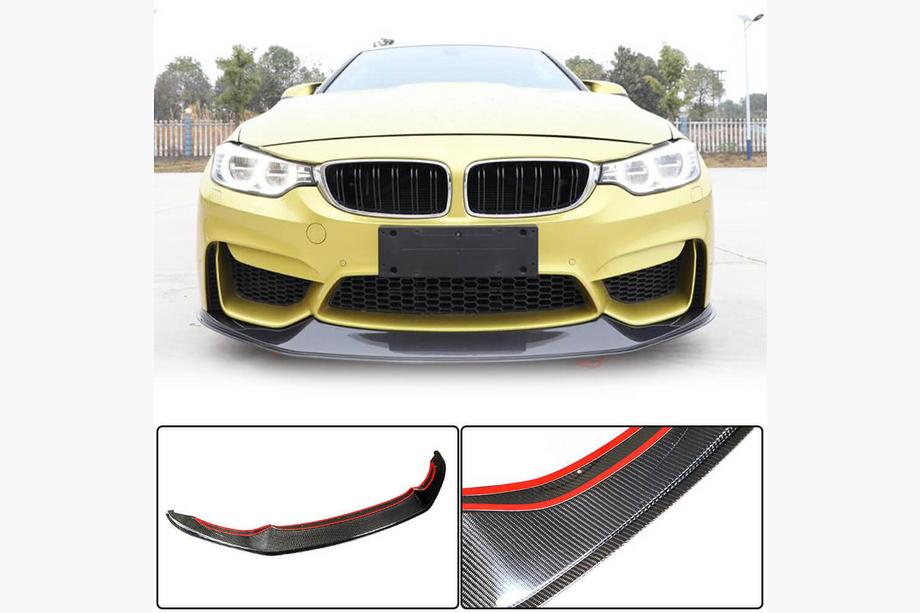 BMW 4-serie F32/F33/F36 2012–2020 Frontspoiler-læbe Lip V7 (til F82/F83, carbon) Image
