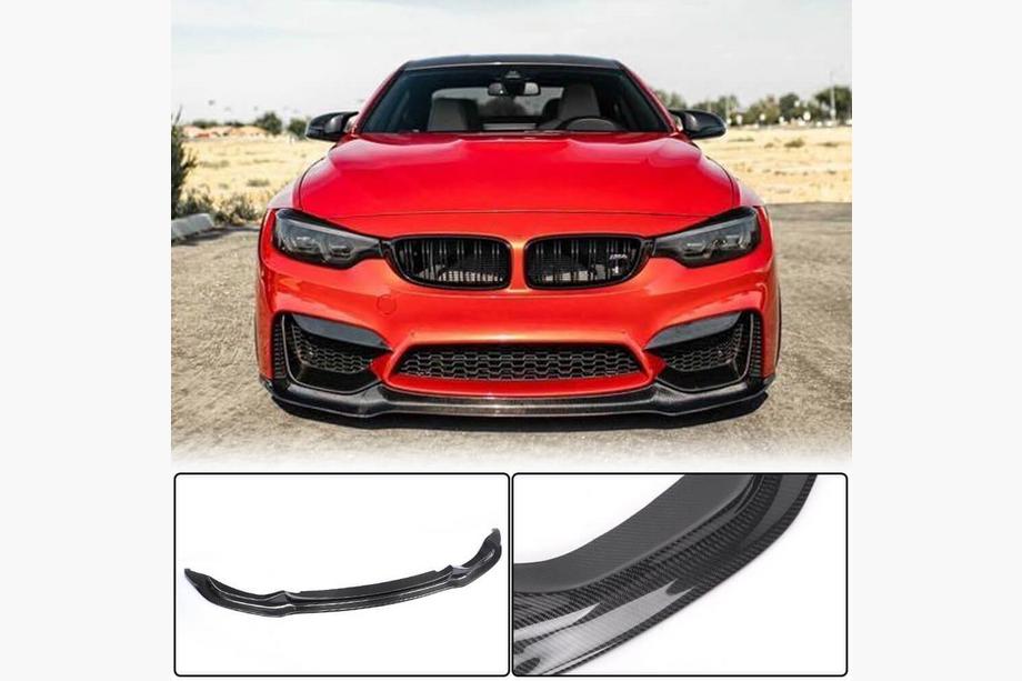 BMW 4-serie F32/F33/F36 2012–2020 Frontlæbe til forkofanger Lip V11 (til F82/F83, carbon) Foto 3