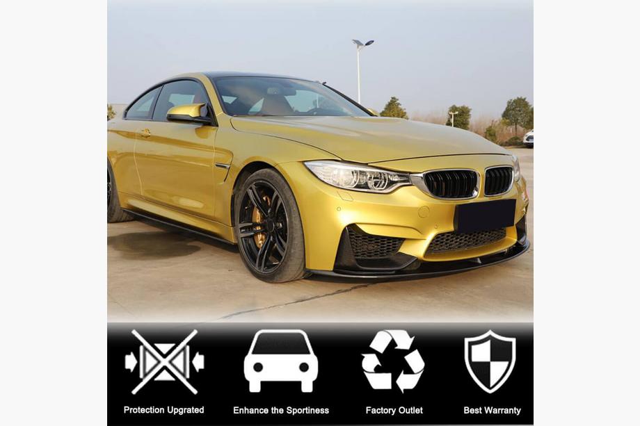 BMW 4-serie F32/F33/F36 2012–2020 Front kofangerlæbe Lip V13 (til F82/F83, carbon) Foto 2