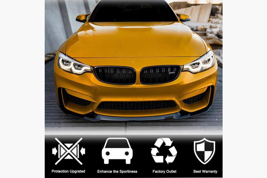 BMW 4-serie F32/F33/F36 2012–2020 Frontspoiler-læbe V14 til forreste kofanger (til F82/F83, carbon) Foto 3