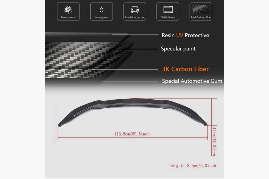 BMW 4-serie F32/F33/F36 2012–2020 Frontspoiler-læbe V14 til forreste kofanger (til F82/F83, carbon) Foto 6