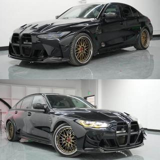 Frontlæbe til forreste kofanger Lip V1 (til G80, carbon) BMW 3-serie G20/G21 2018– foto 2