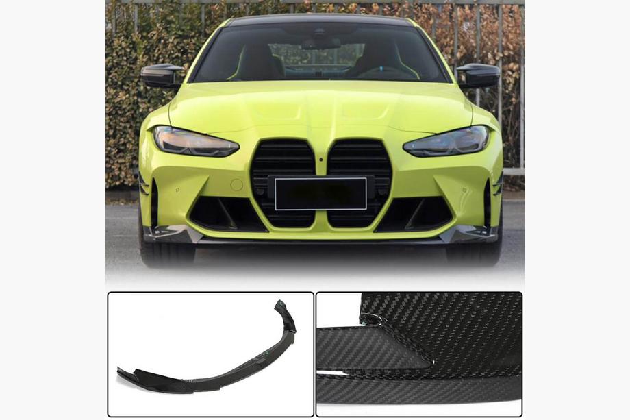 BMW 3-serie G20/G21 2018– Front kofangerlip Lip V10 (til G80, Carbon) Image