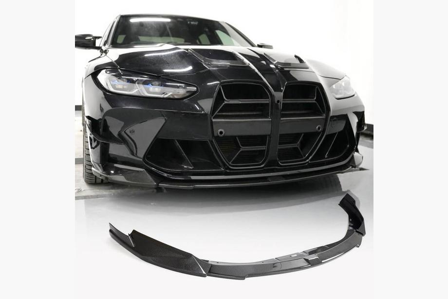 BMW 4-serie G22/23/26 2020– Frontlæbe til forreste kofanger Lip V1 (til G82/G83, carbon) Image