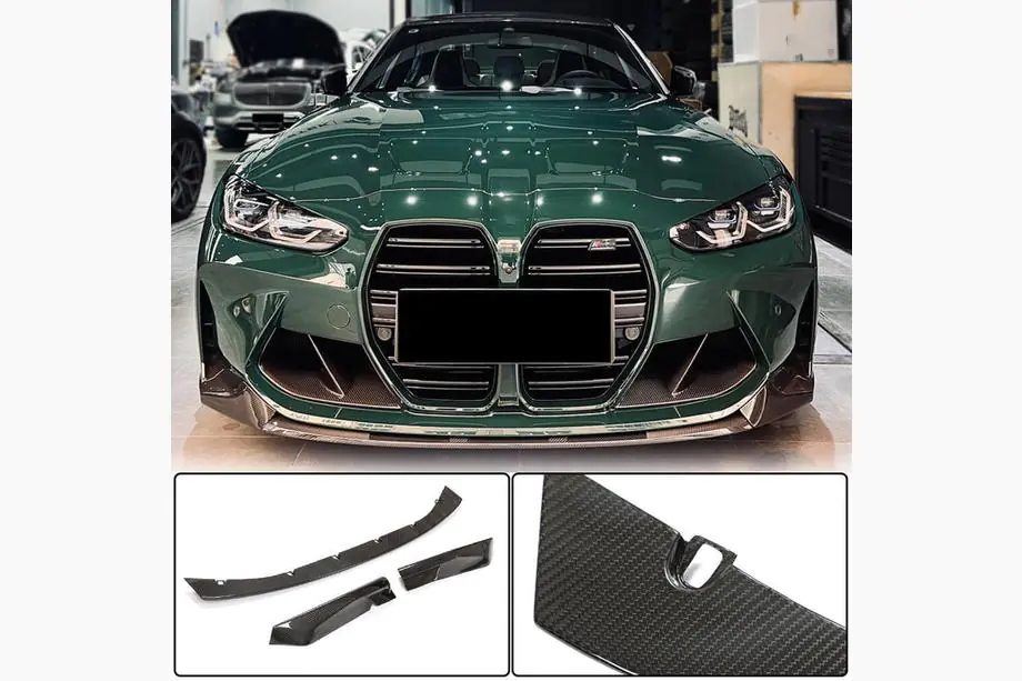 BMW 4-serie G22/23/26 2020– Frontsplitter Lip V7 (til G82/G83, kulfiber) Image