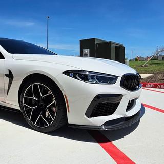 Front bumper lip spoiler (til F91/F92/F93 M8, carbon) BMW 8-serie G14/G15/G16 2018– foto 4