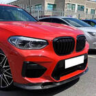 BMW X4 G02 2018– Front kofangerlip Lip V2 (til F98 2018-2021, kulfiber) foto 4