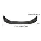 BMW X4 G02 2018– Front kofangerlip Lip V2 (til F98 2018-2021, kulfiber) foto 11