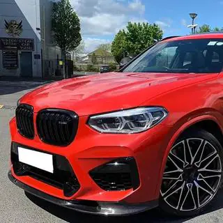 Front kofangerlip Lip V2 (til F98 2018-2021, kulfiber) foto 3