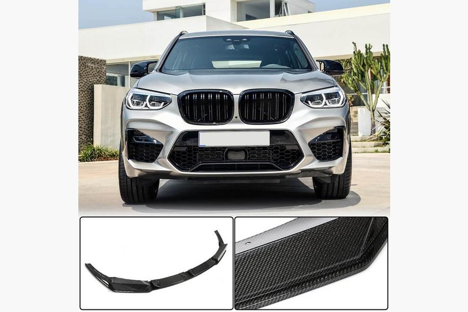 BMW X4 G02 2018– Frontlæbe til forkofanger Lip (til F98 2018-2021, carbon) Image