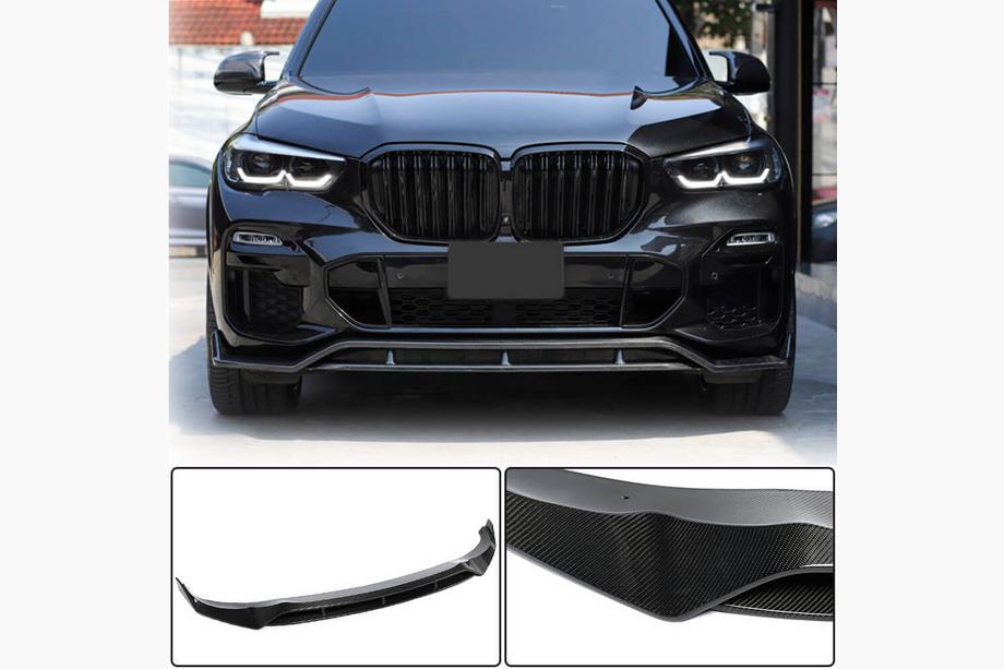 BMW X5 G05 2019–2026 Frontlæbe til frontkofanger Carbon V2 (2019-2022 M-Sport) Image