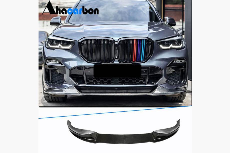 BMW X5 G05 2019–2026 Frontlip spoiler Paradigm V-4 (2018-2022, ægte carbon) Image