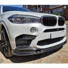 BMW X6 F16 2014–2019 Frontspoilerlip til forreste kofanger Lip V2 (til F86, carbon) foto 2