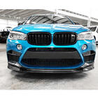 BMW X6 F16 2014–2019 Frontspoilerlip til forreste kofanger Lip V2 (til F86, carbon) foto 6