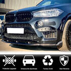 BMW X6 F16 2014–2019 Frontlæbe til kofanger Lip V3 (til F86, carbon) foto 4