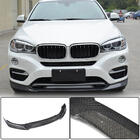 BMW X6 F16 2014–2019 Frontspoilerlæbe til kofanger Lip V1 (til Base, Carbon) foto 1