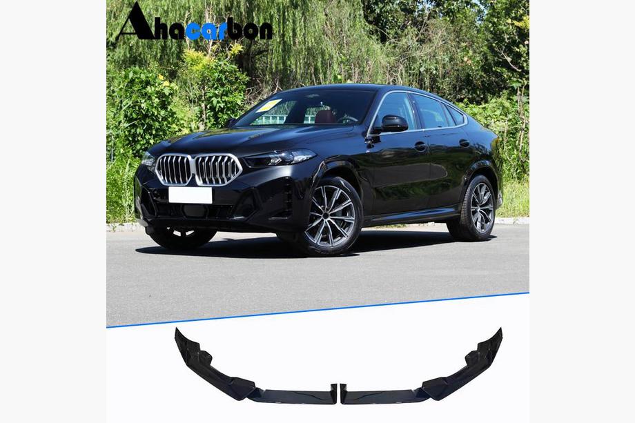 BMW X6 G06 2019–2027 ABS frontspoilerlæbe til forreste kofanger (2023+ M-Sport) Image