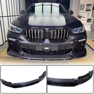 Frontlæbe til forreste kofanger Lip (til M-Sport 2018-2022, carbon) BMW X6 G06 2019–2027 foto 1