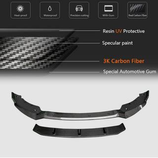 Frontlæbe til forreste kofanger Lip (til M-Sport 2018-2022, carbon) BMW X6 G06 2019–2027 foto 4