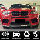 BMW X6 E71 2008–2014 Frontspoilerlæbe Lip V1 (til X6M, kulfiber) foto 2